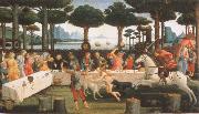 Sandro Botticelli workshop picture out of the series the story of the Anastasius degli Onesti Spain oil painting artist